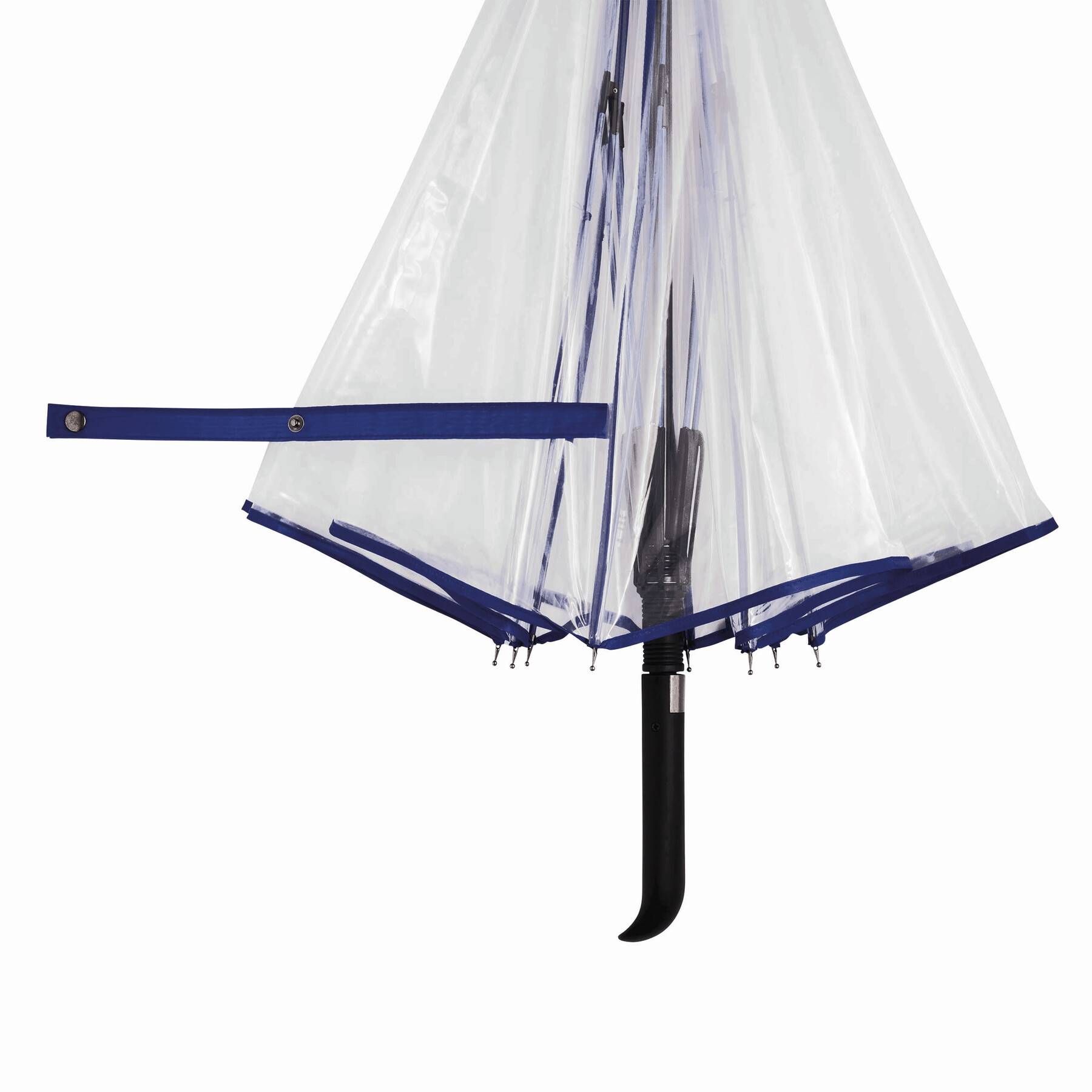 Automatischer Windproof-Stockschirm VIP - blau - transparent-751