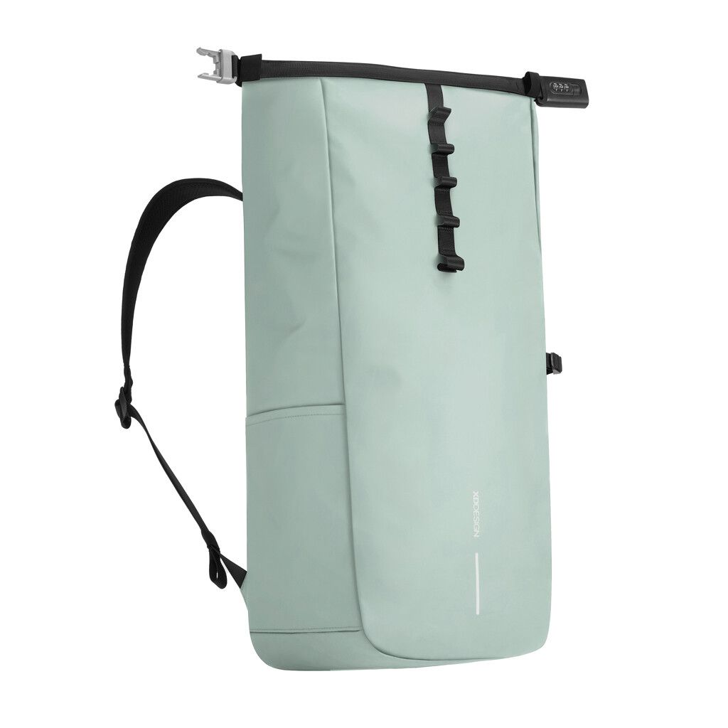 Urban wasserabweisender Anti-Diebstahl Rucksack - iceberg green-632