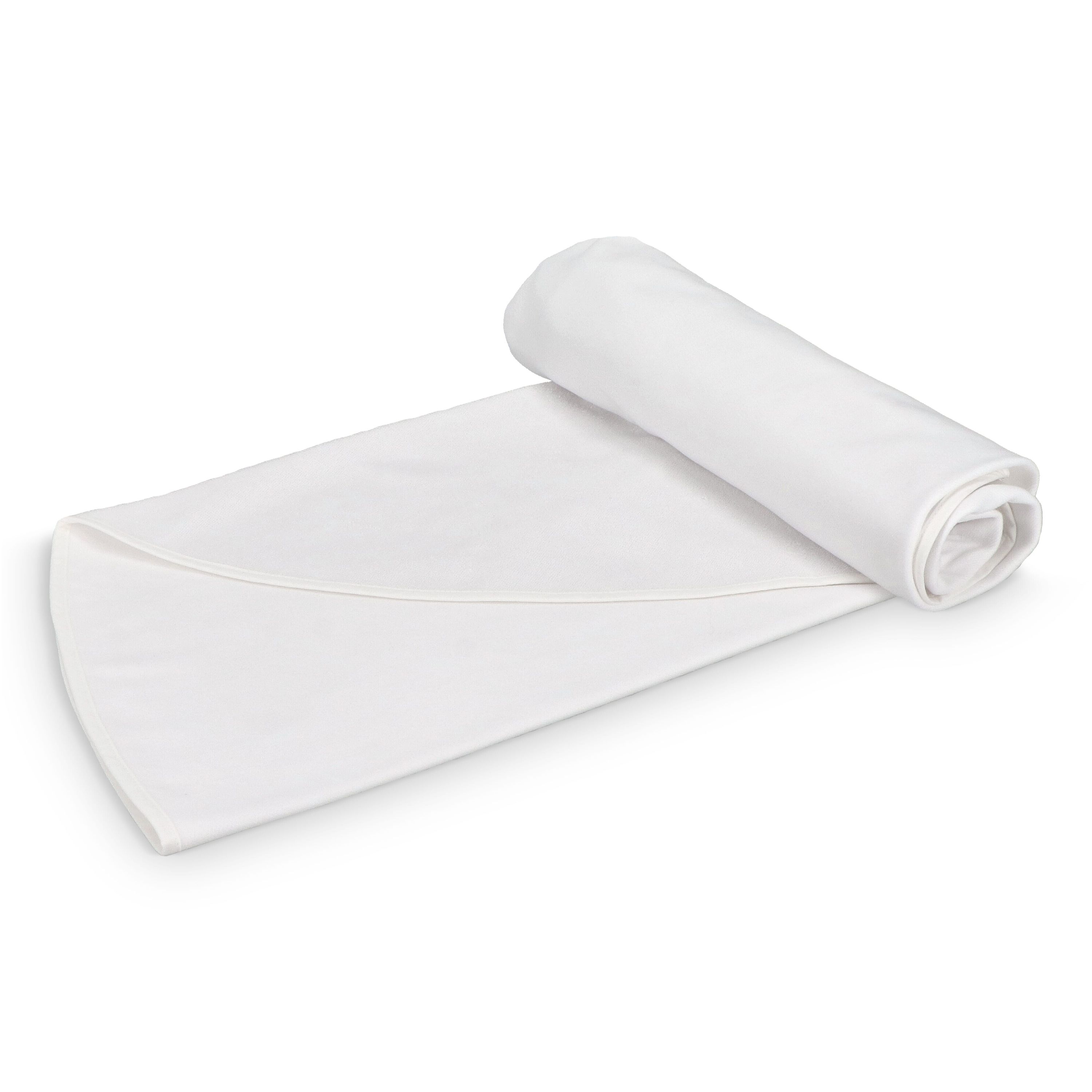 Doppelseitiges rundes Strandtuch Ø 150 cm, 350 g/m², Sublimationsdruck - weiss-598