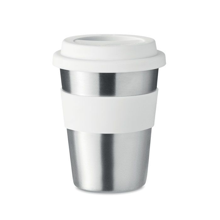 Trinkbecher Edelstahl 350ml IRMUG - weiß-467