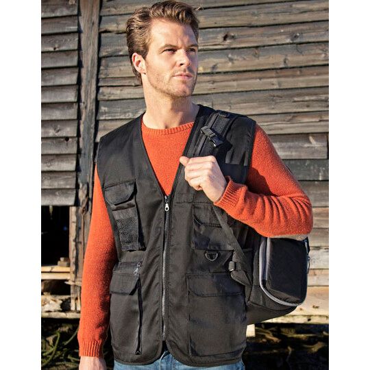 Safari Waistcoat - lichen green-175