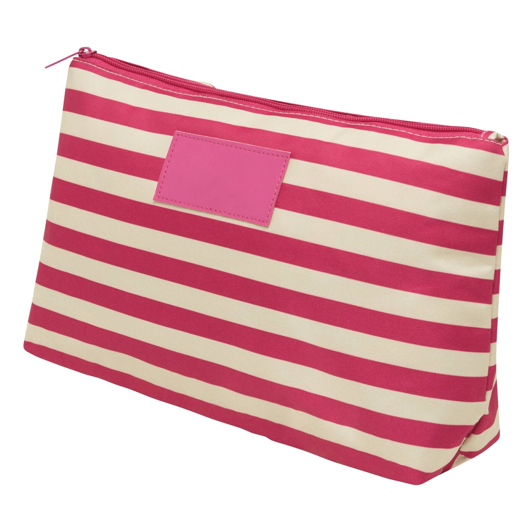 Kulturbeutel STRIPY - beige - pink-239