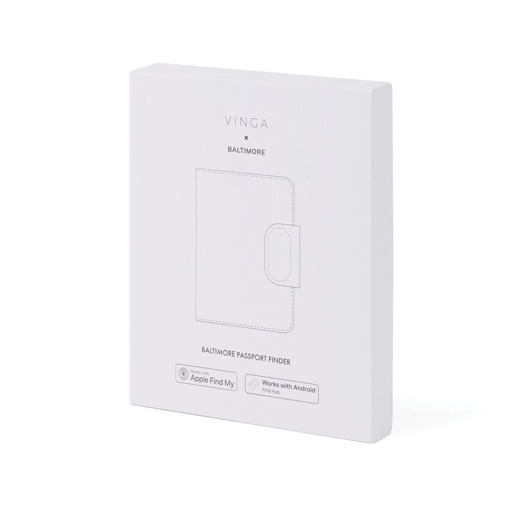 VINGA Baltimore RCS Passport Cover mit Dual-Finder - greige-47