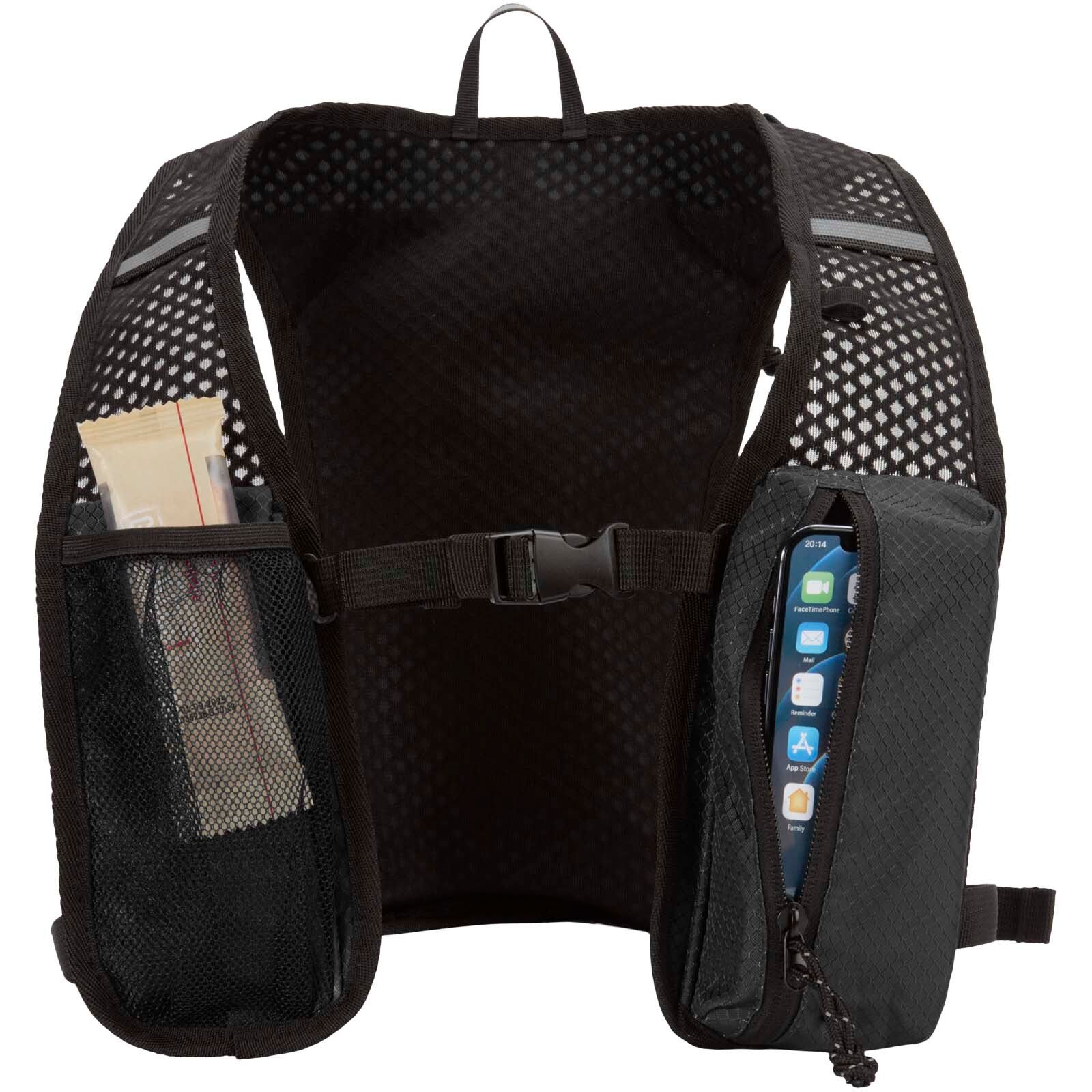 Nomad GRS-recycelte Laufweste mit Trinkfunktion 5 L - schwarz-409