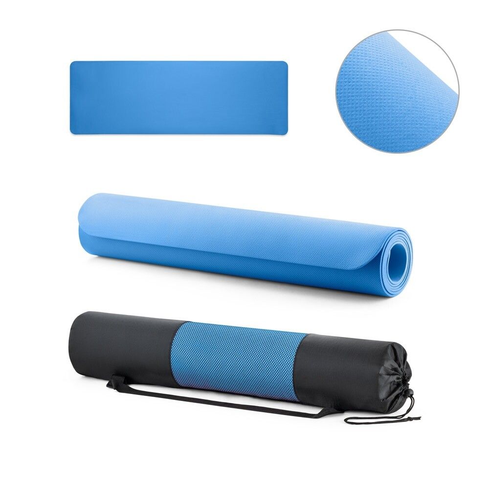 ZION Yogamatte aus EVA. Bis zu 4 mm - hellblau-480