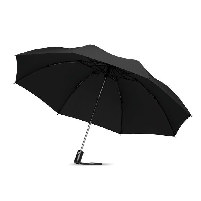 Reversibler Regenschirm DUNDEE FOLDABLE - schwarz-424