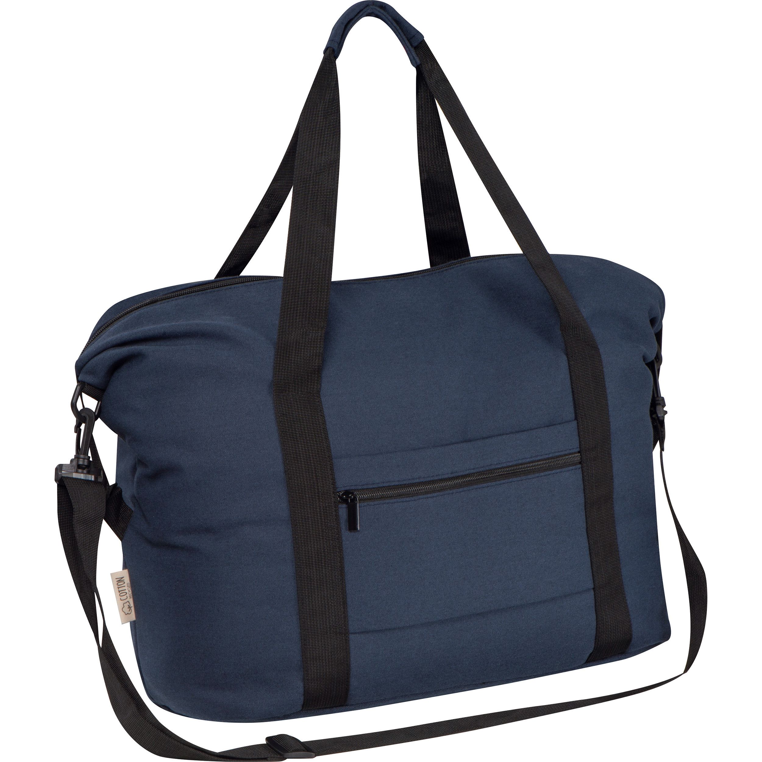Duffel Bag aus recycelter Baumwolle - dunkelblau-870