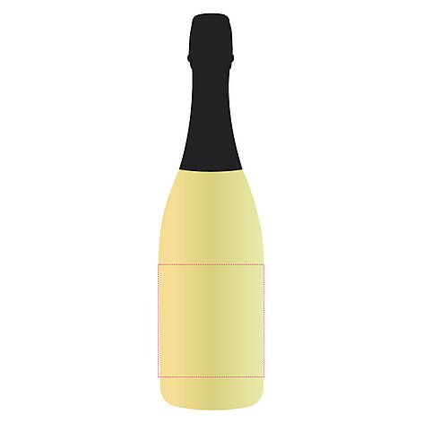 Veredelungsposition Flasche Vorderseite