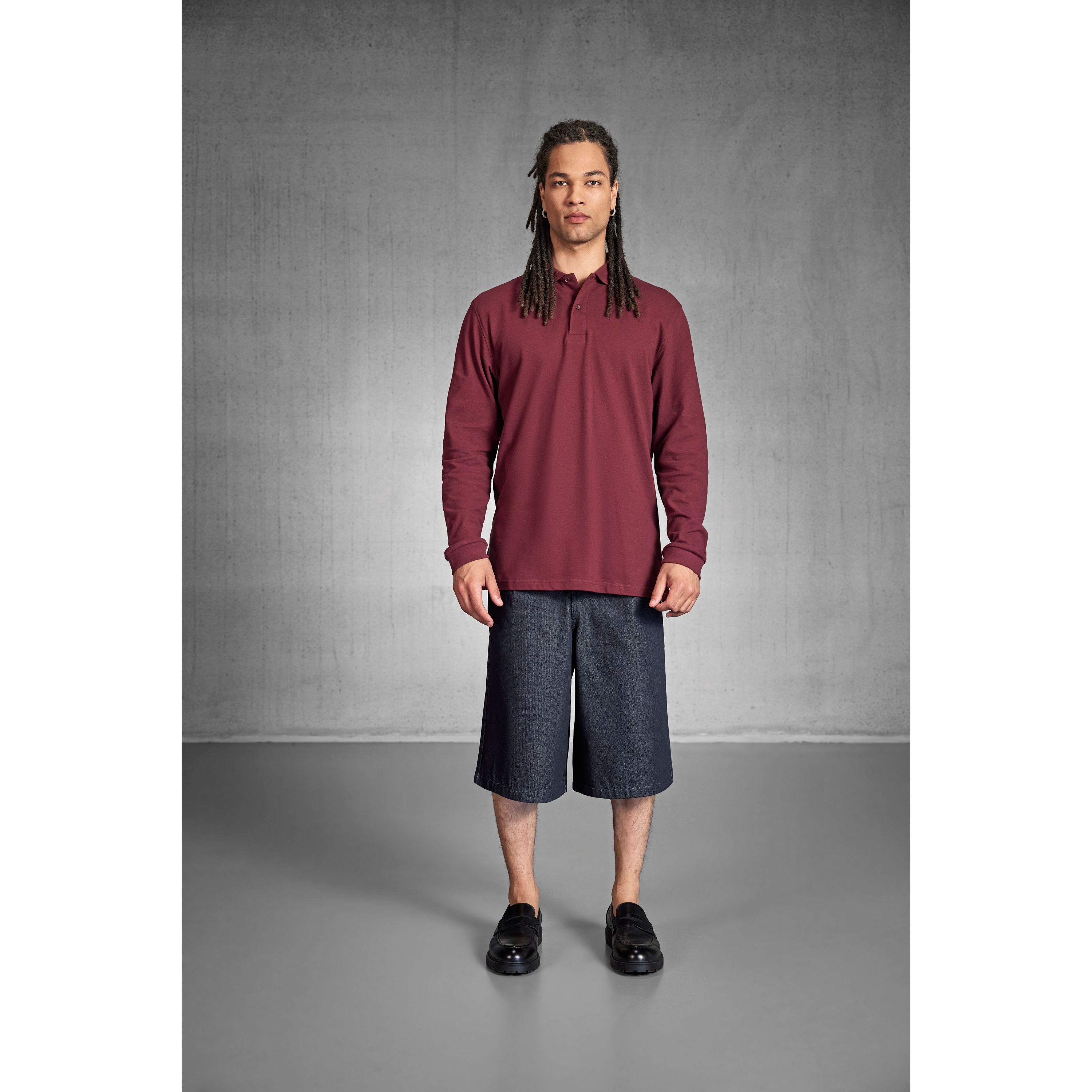 My Polo 180 Long Sleeve - burgundy - 3XL-570