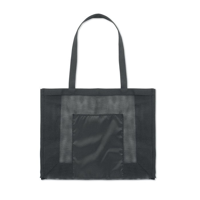 RPET-Mesh-Einkaufstasche LIMP - schwarz-834