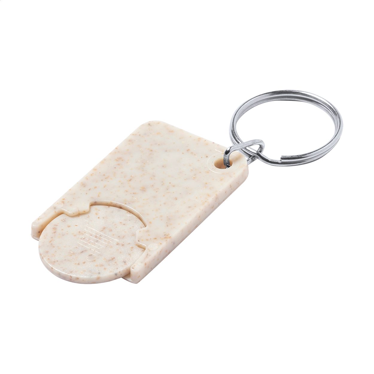 Einkaufswagen-Chip/Schlüsselanhänger Prook - natur-200