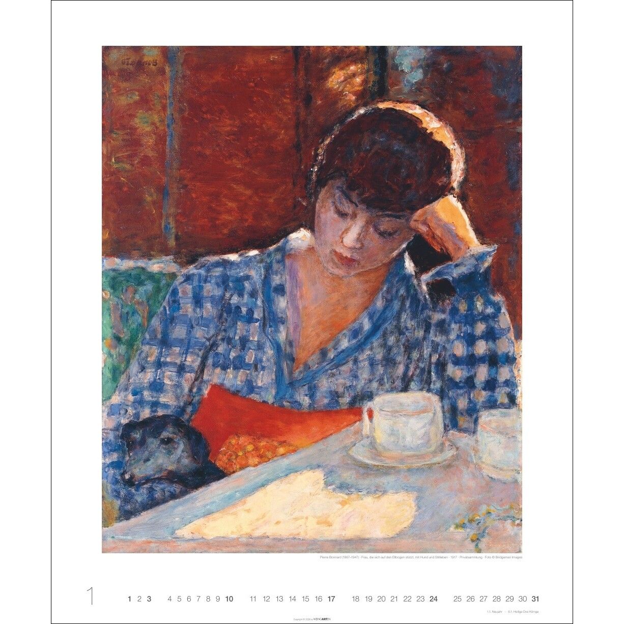 Kunst in Blau Edition - Kunst & Kultur Kalender-973
