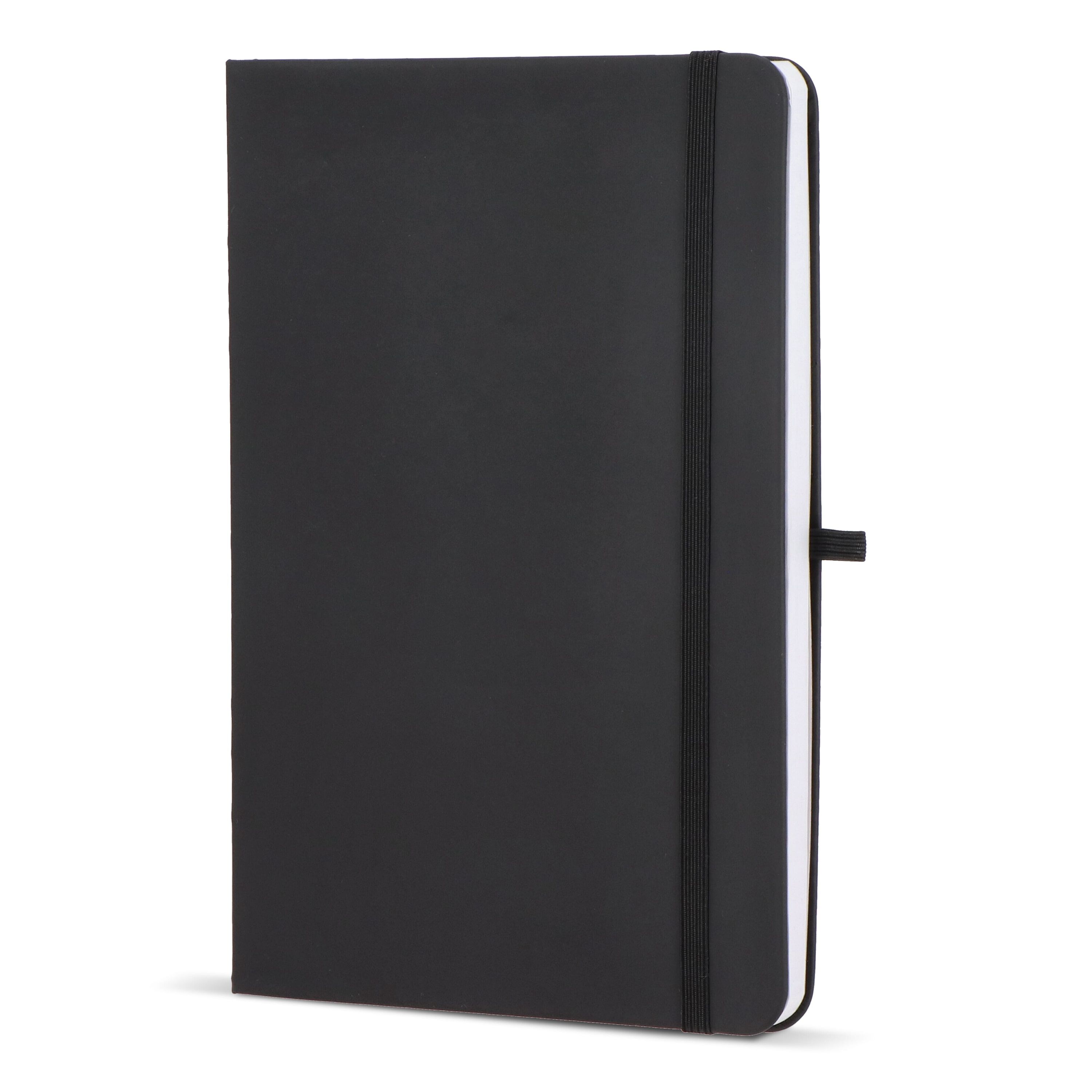 Notizbuch Olmo Hardcover PU A5 mit Haftnotizen - schwarz-847