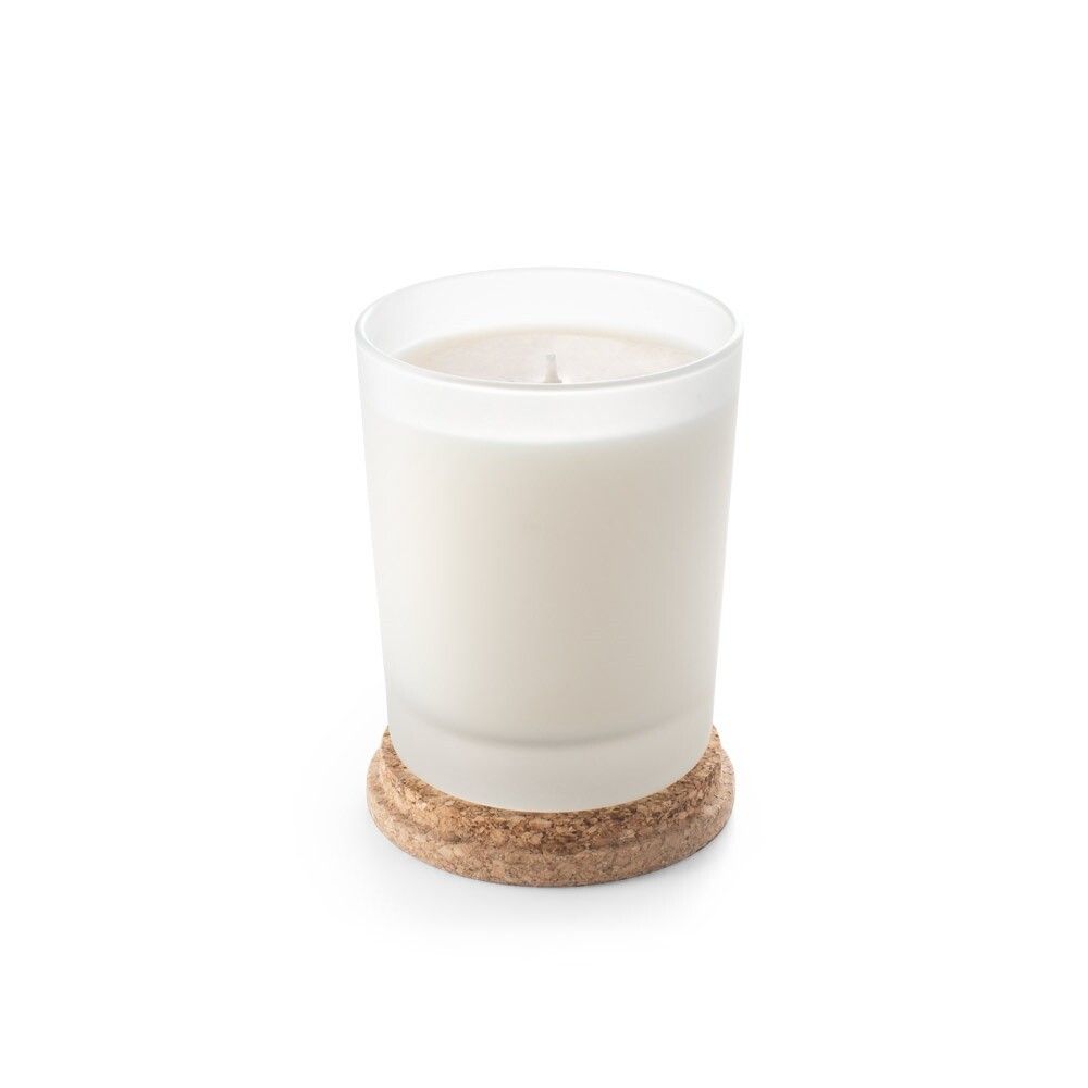 DUVAL Aromatische Kerze in Glasbecher mit cork 180 g - weiß-199