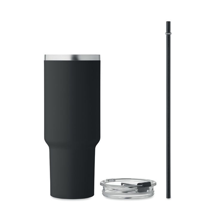 Doppelwandiger Trinkbecher 1200 ml SUMA - schwarz-976