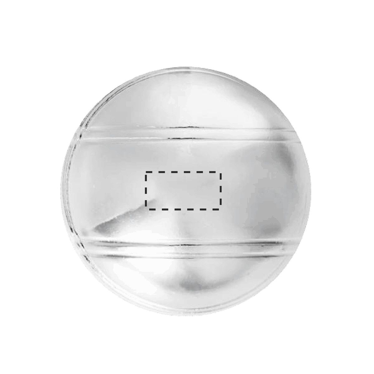 Veredelungsposition mittig auf dem Ball