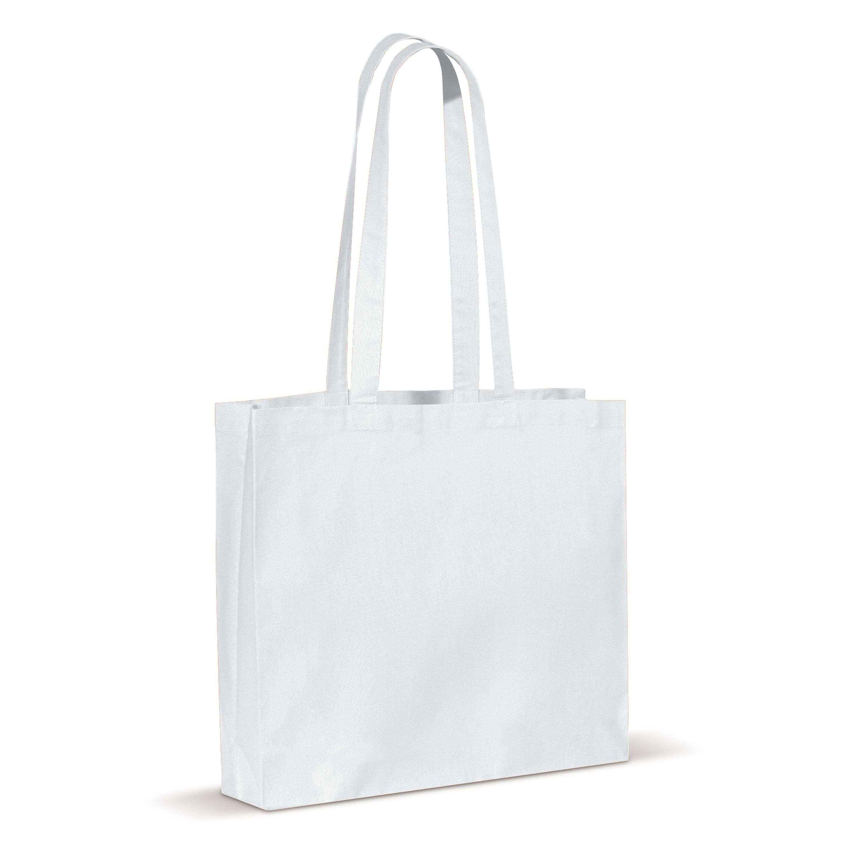 Umhängetasche baumwolle OEKO-TEX® 140g/m² 40x10x35cm - weiss-973