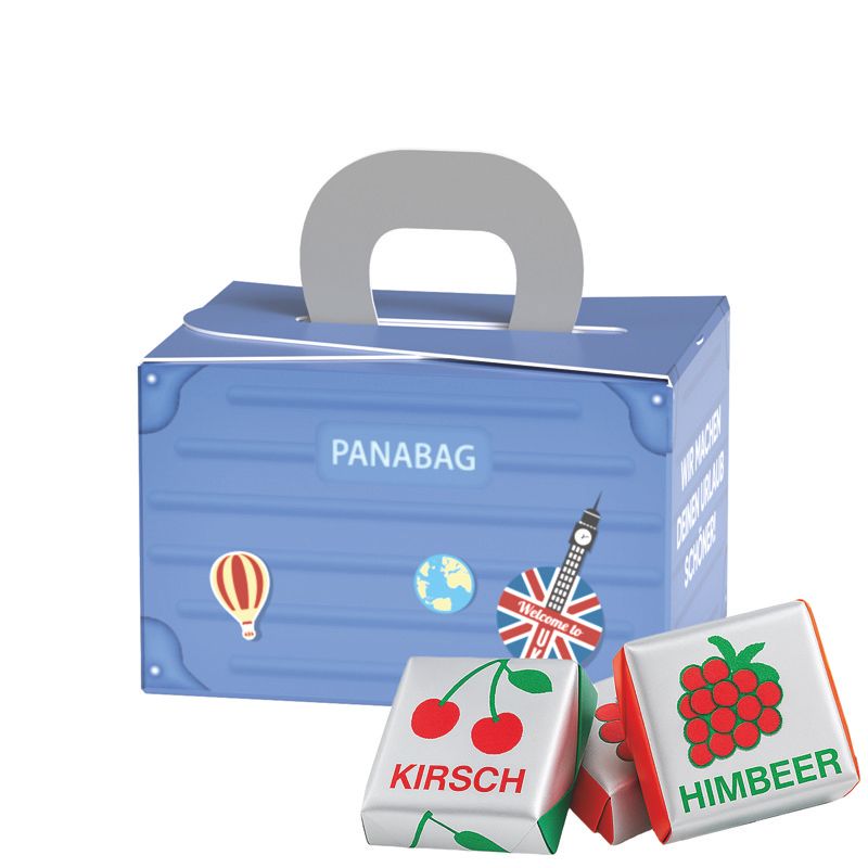 Geschenkbox Mini Koffer, Böhme Fruchtkaramelle-735