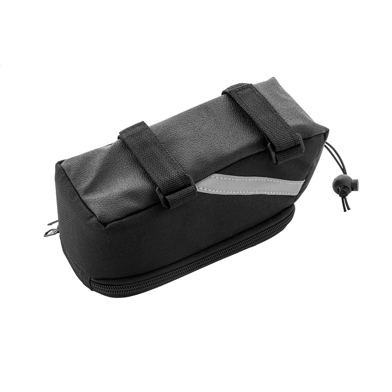 Velofon RPET-Fahrrad-Handyhaltertasche - schwarz-400