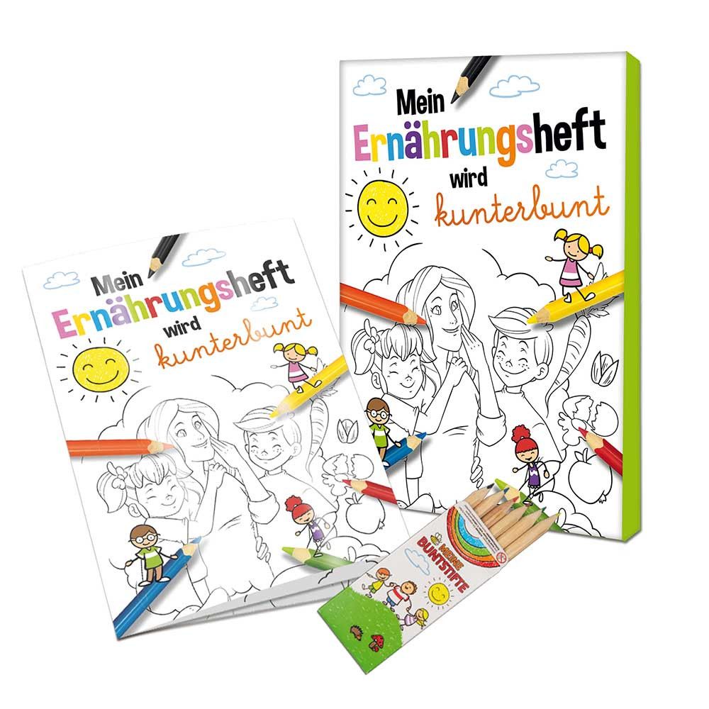 Malbuch / Mal-Set A6 - Ernährung - Malbuch neutral-727