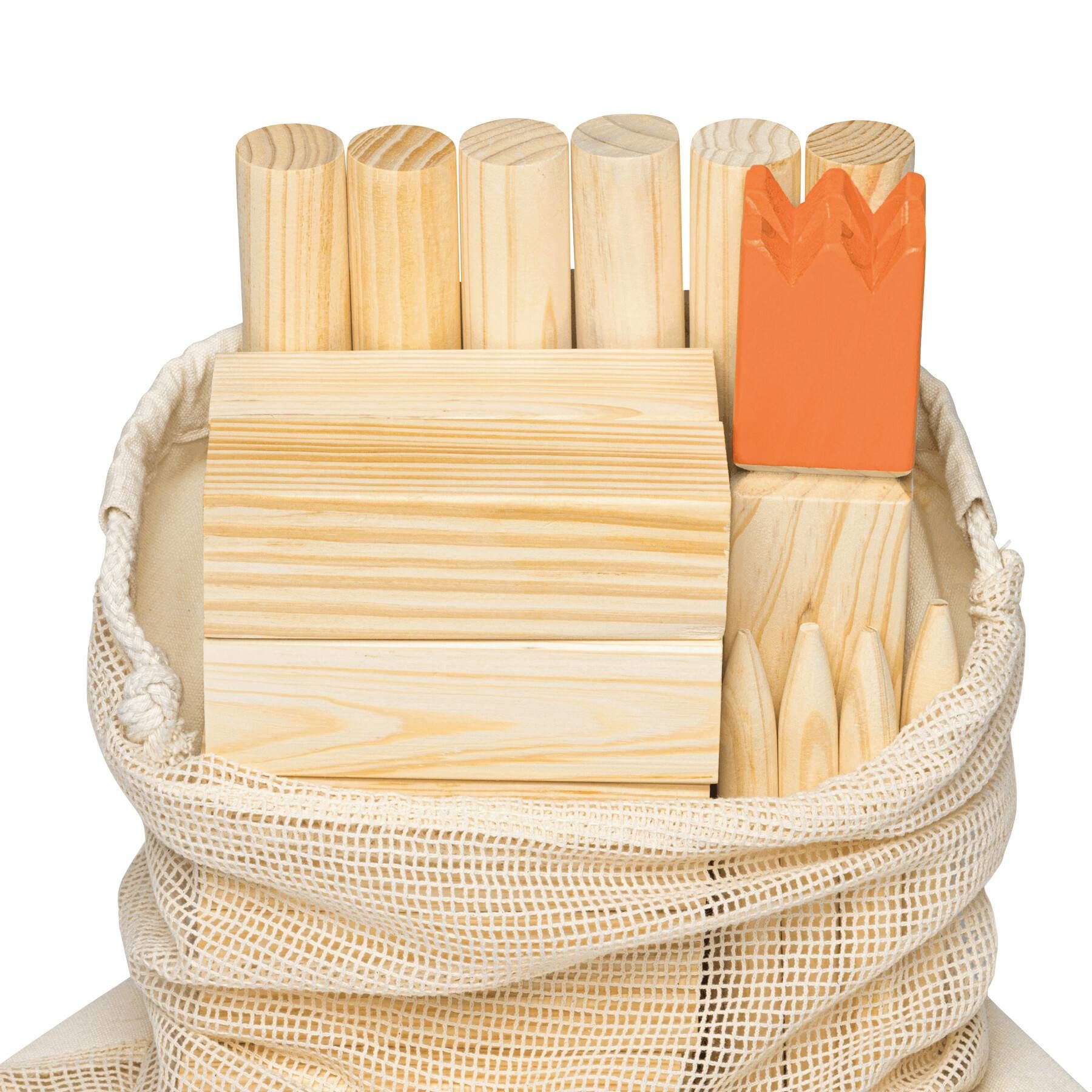 Wikinger Wurfspiel KUBB - braun-534