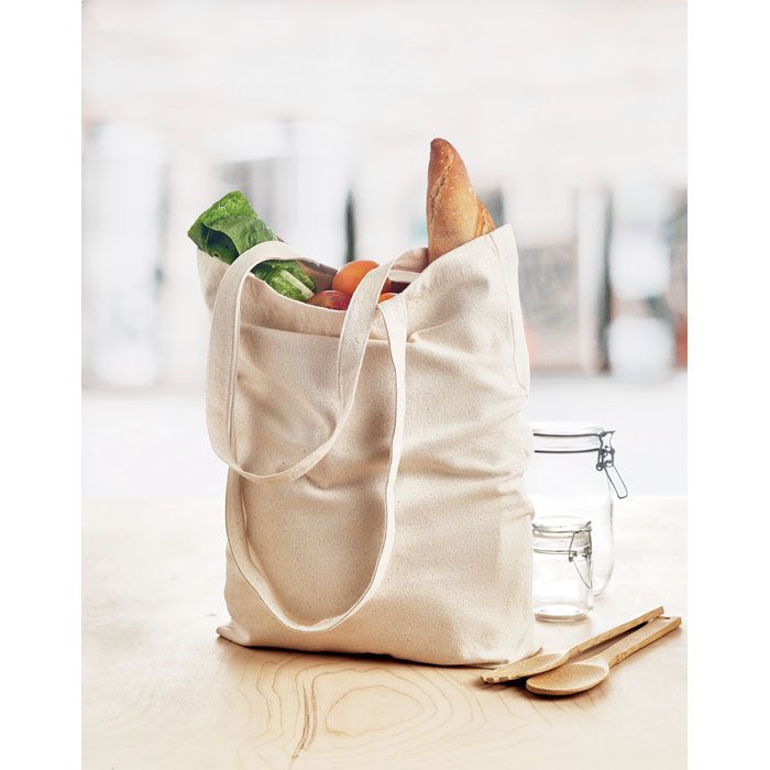 Canvas Shopping Tasche 270g/m² RASSA - beige-540