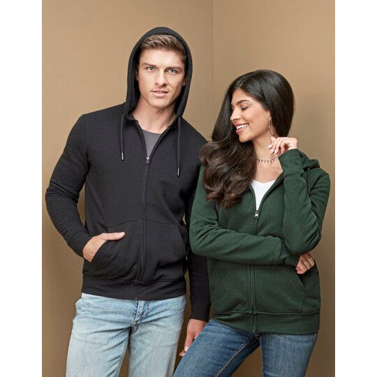 Classic Zip Hoodie - bottle green-941