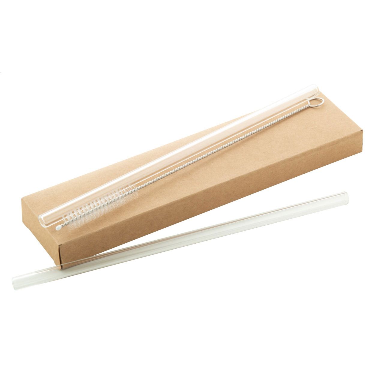 Glas-Trinkhalm-Set GlasSip - transparent-768