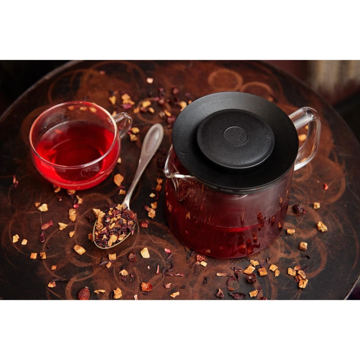 Teekanne Tea-Time - transparent - schwarz-167