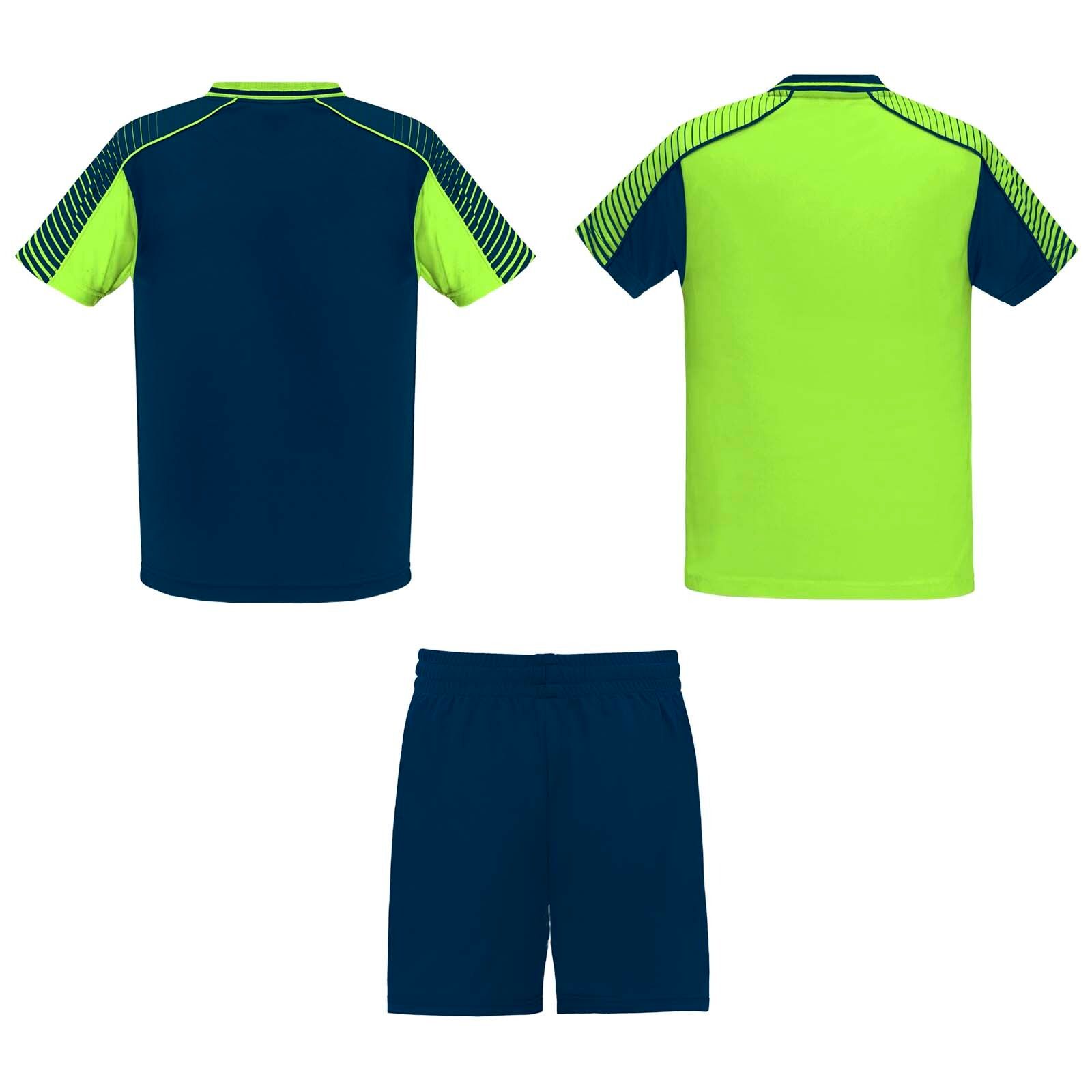 Juve Sport-Set für Kinder - fluorgrün -  marineblau-197