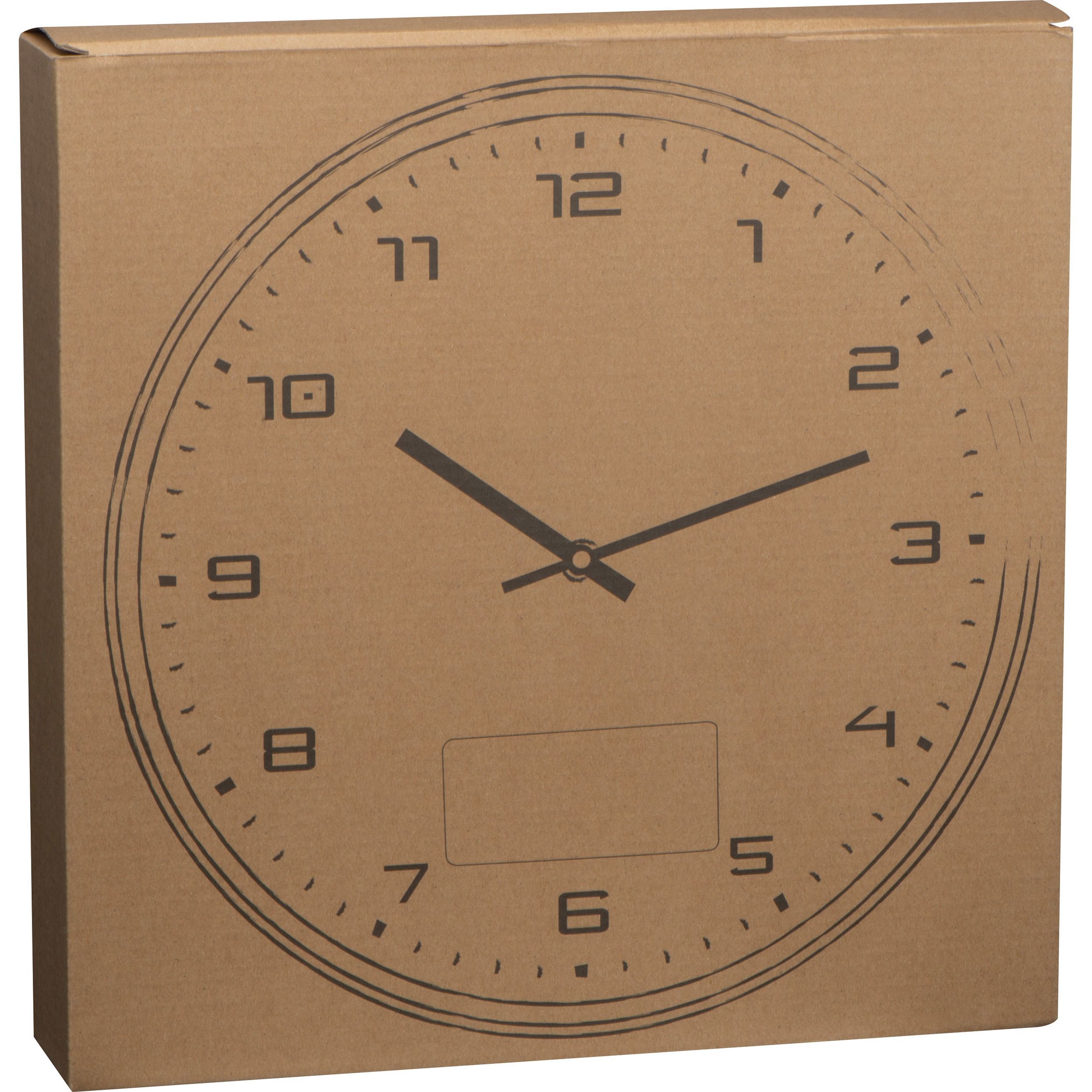 Wanduhr mit Click System - schwarz-499