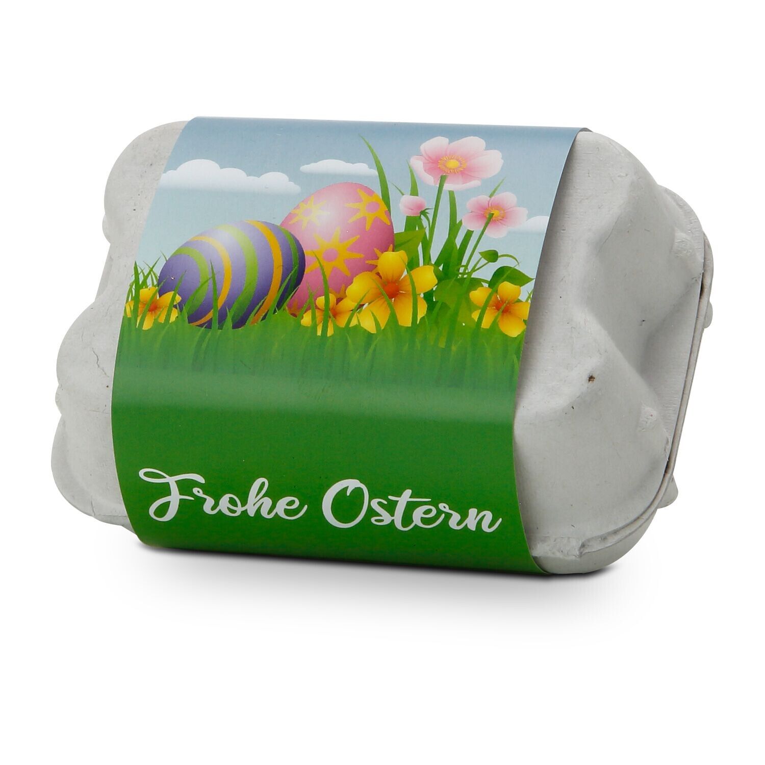 Bienenweide im Oster-Eierkarton Blumen-314