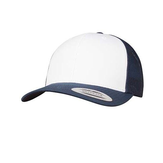 Retro Trucker Colored Front - navy - white - navy-621
