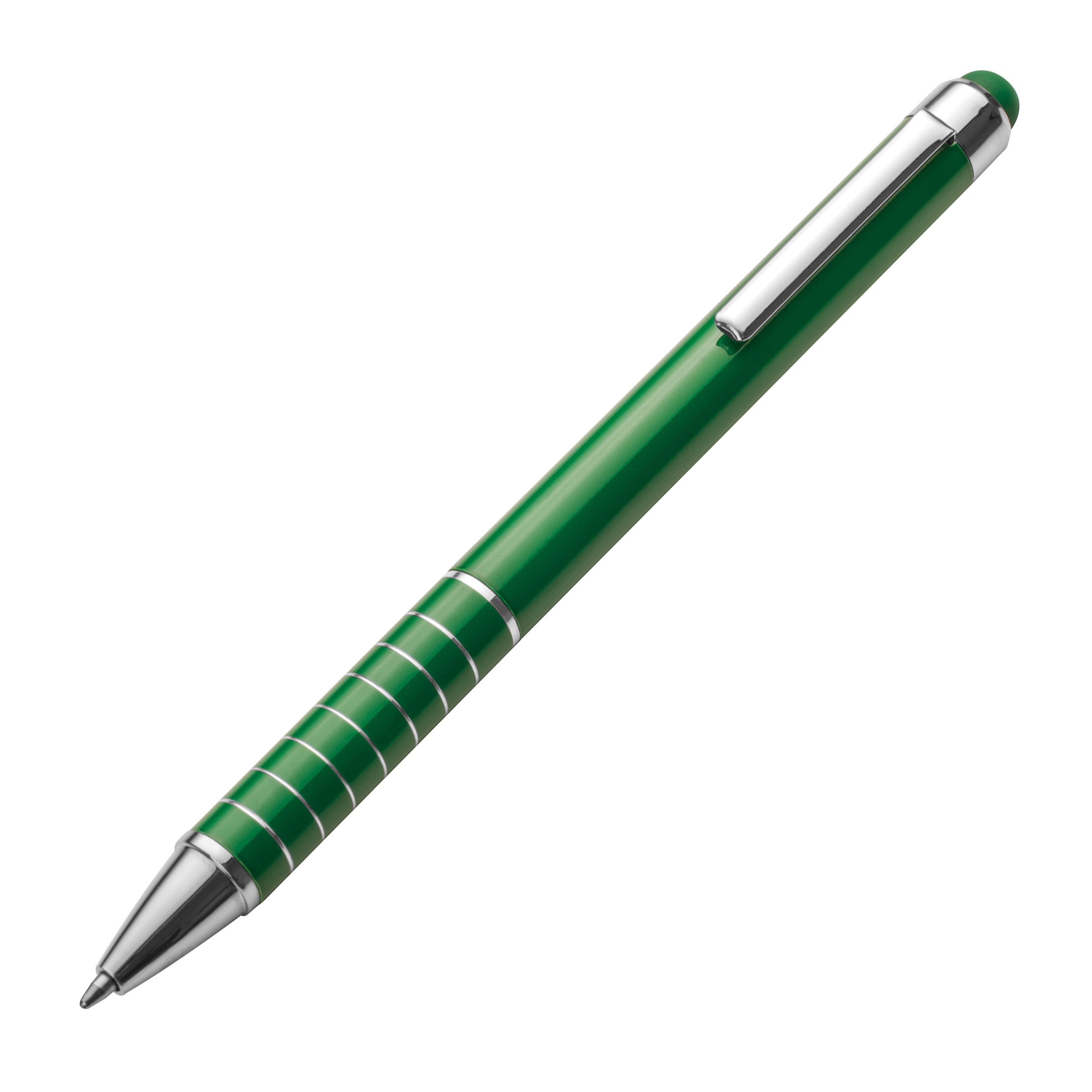 Metall Kugelschreiber mit Touch-Pen Luebo - grün-506