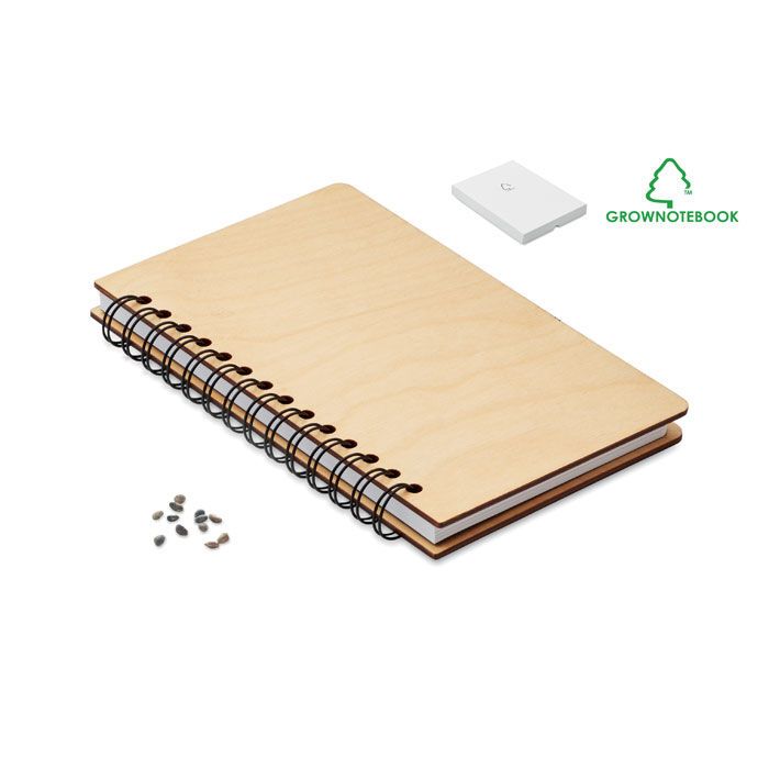 DIN A5 Notizbuch GROWBOOK™ SAVAGE - holz-912