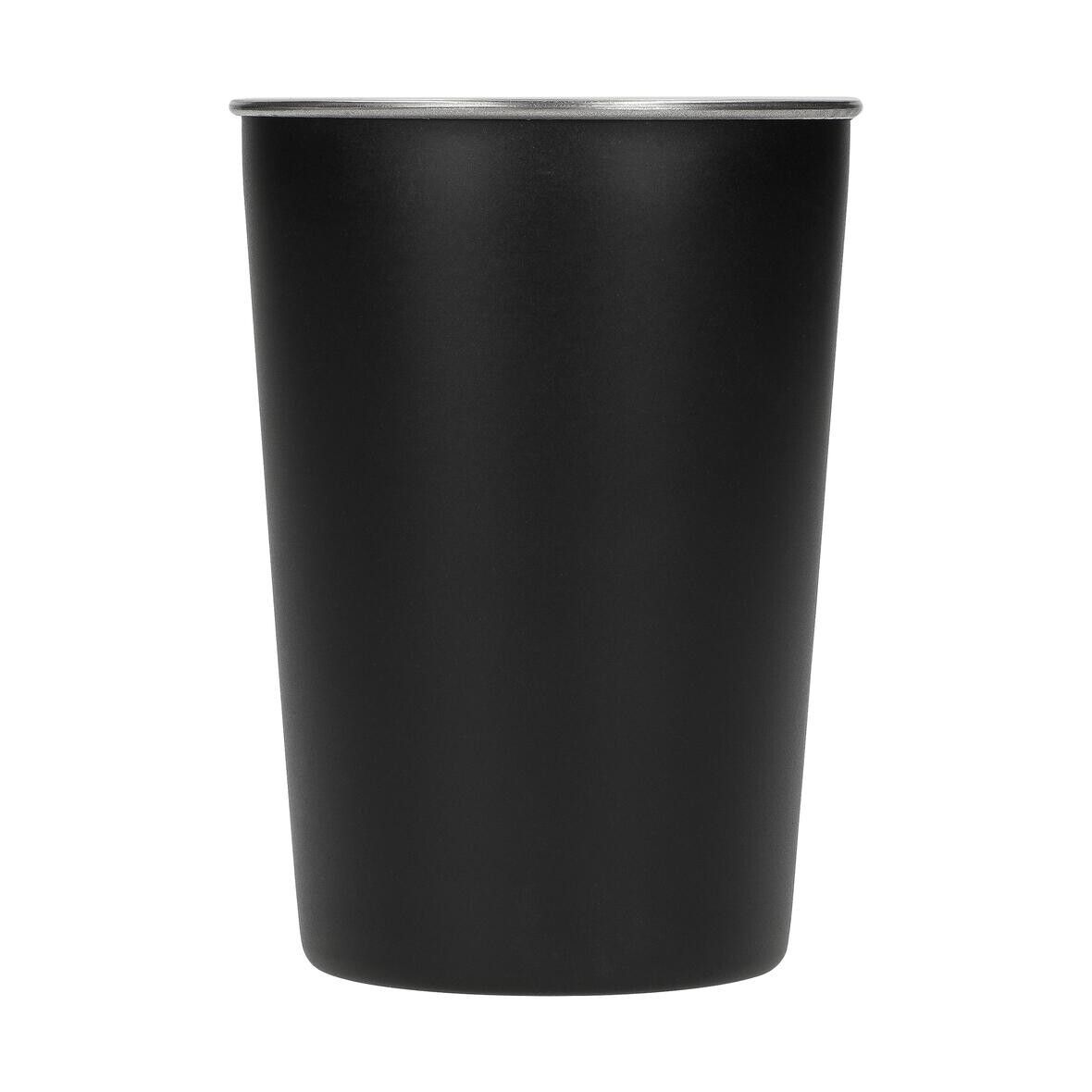 Edelstahlbecher Metallo, 270 ml - silber-478