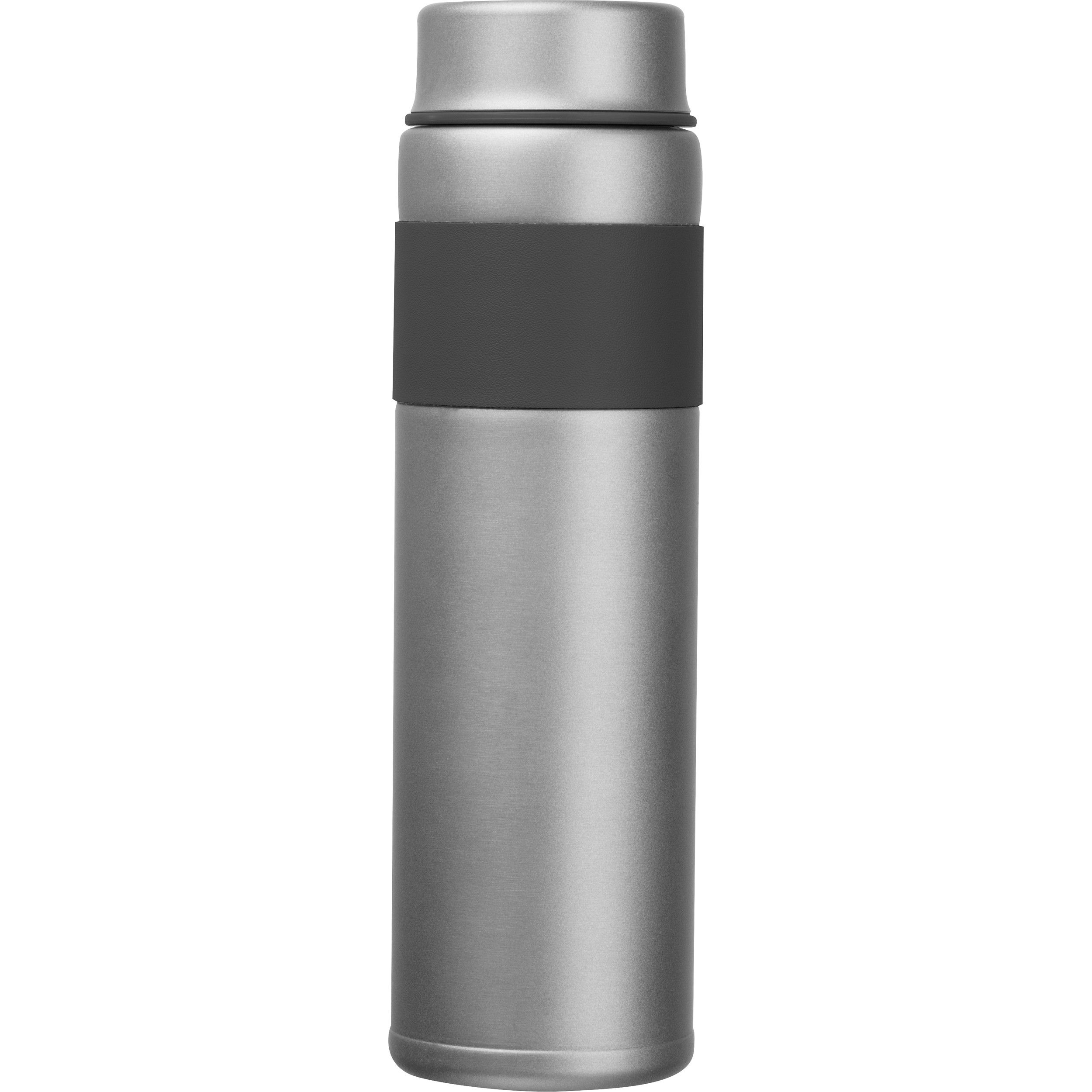 Vakuum Trinkflasche 600ml NICOLE - silbergrau-355