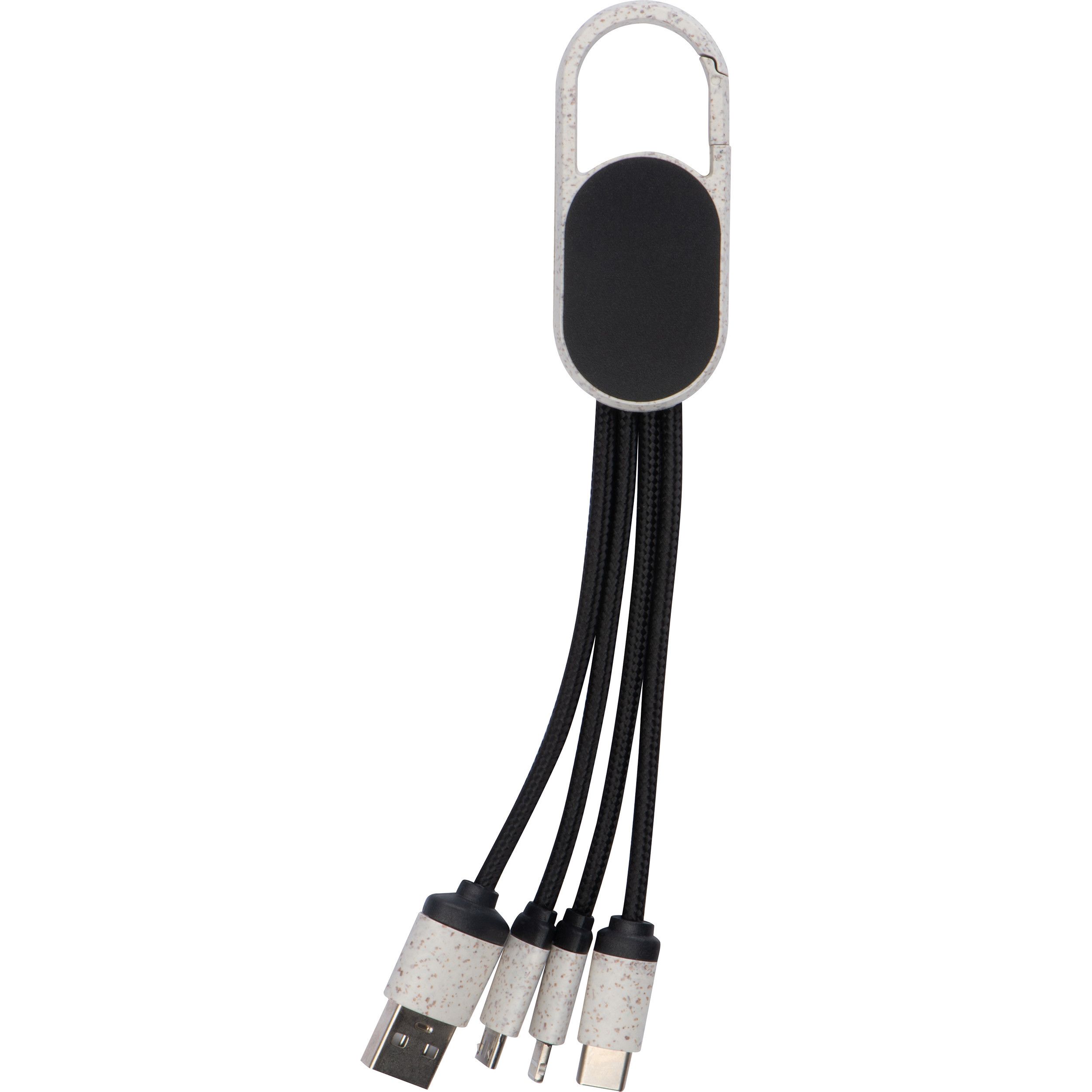 Ladekabel aus Weizenstroh mit Leuchtfunktion - beige-785