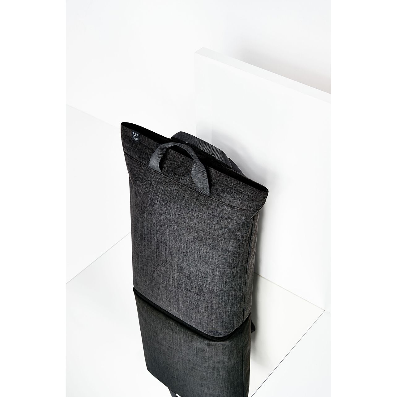 Laptop-Rucksack EUROPE - schwarz meliert-78
