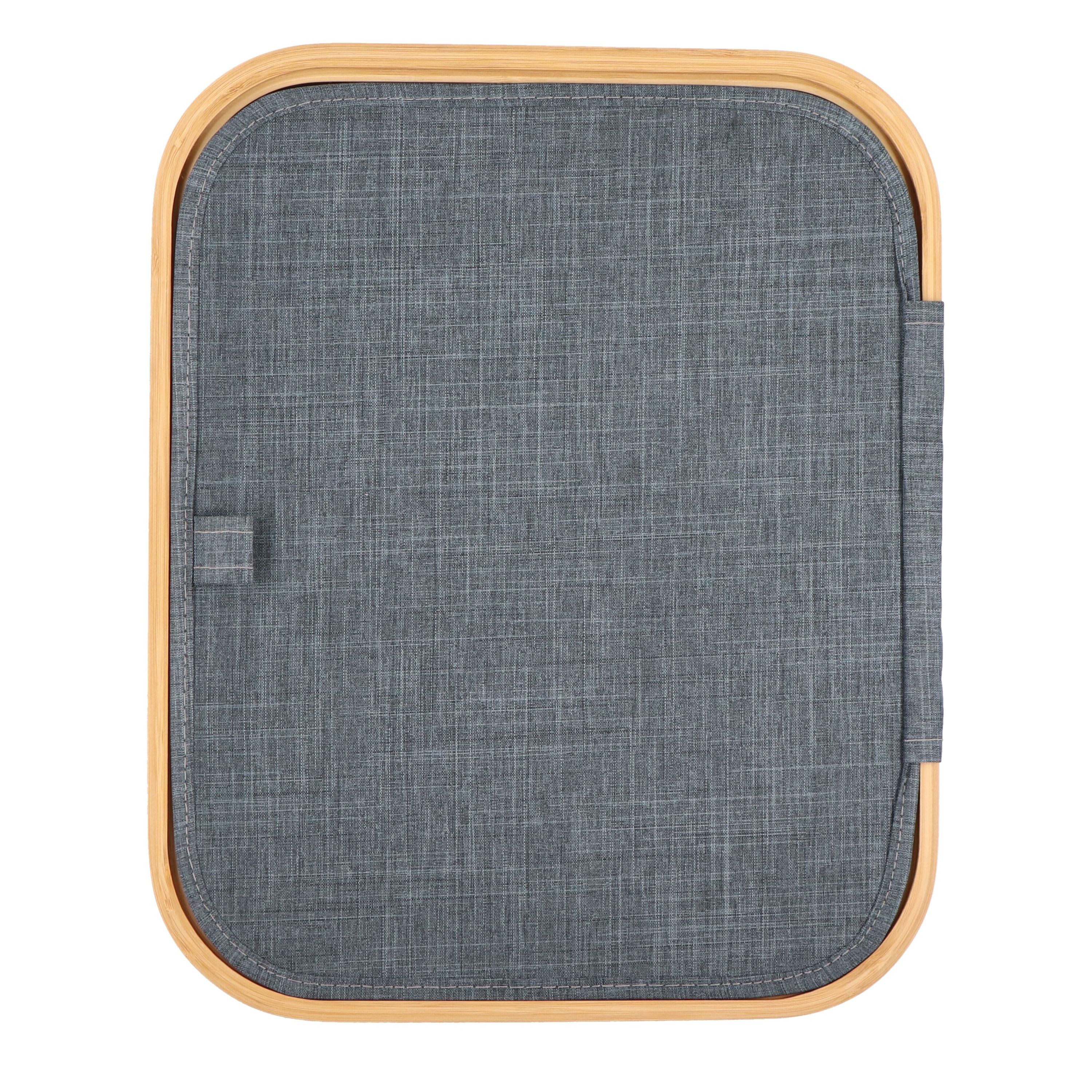 faltbarer Korb mit Deckel Sogne 40,5 x 33 x 30cm rPET - dunkelgrau-867