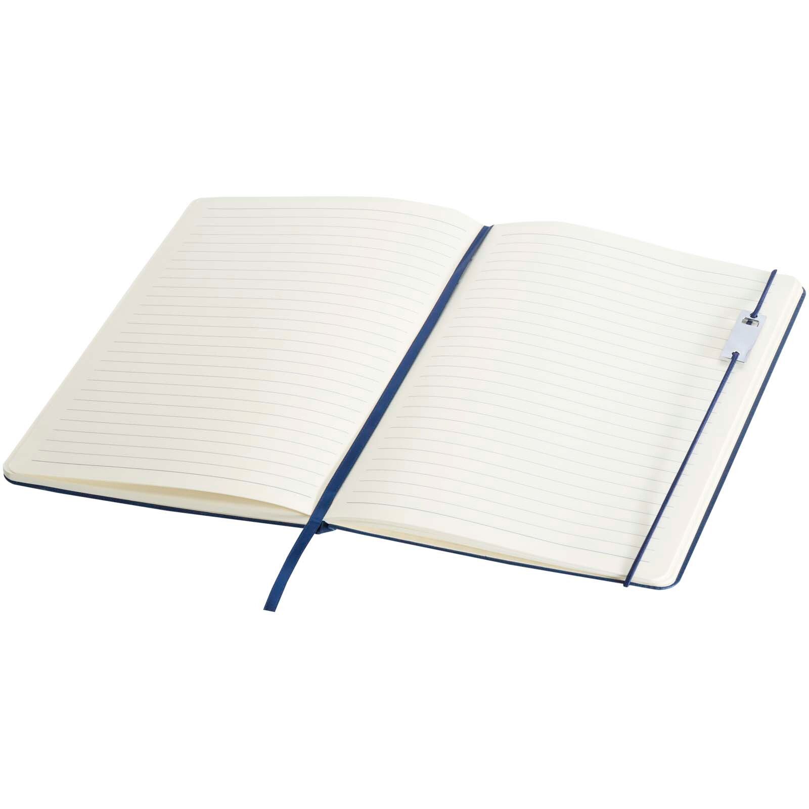 Legato Elegance A5 Hardcover Notizbuch mit Tintenroller Set - ozeanblau -  weiss-978
