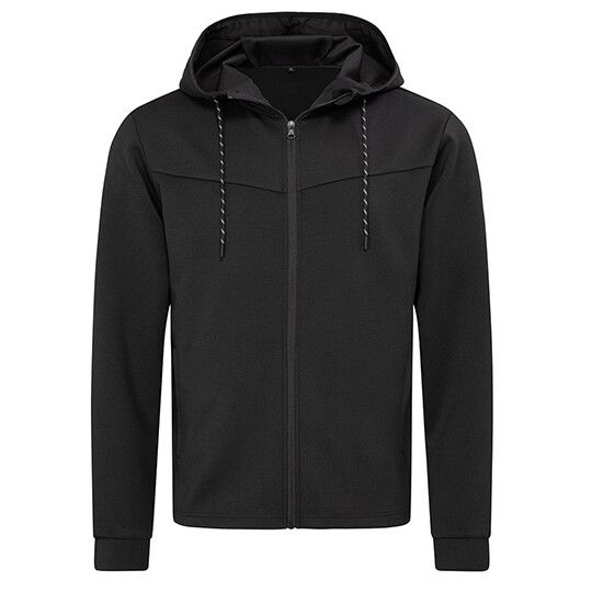 Recycled Scuba Jacket - black opal-975