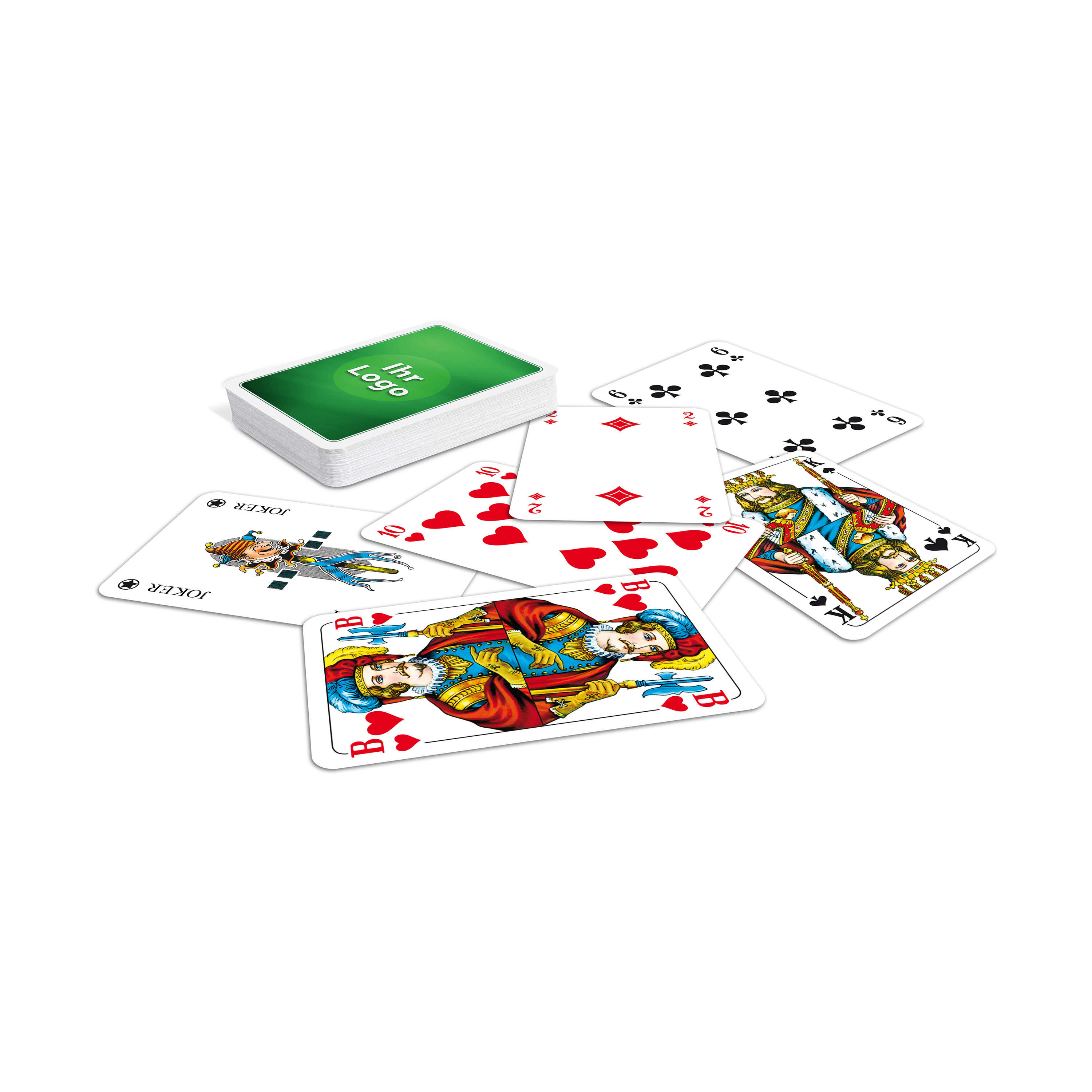 Poker / Black Jack, int. Bild, 55 Blatt,in Faltschachtel-38
