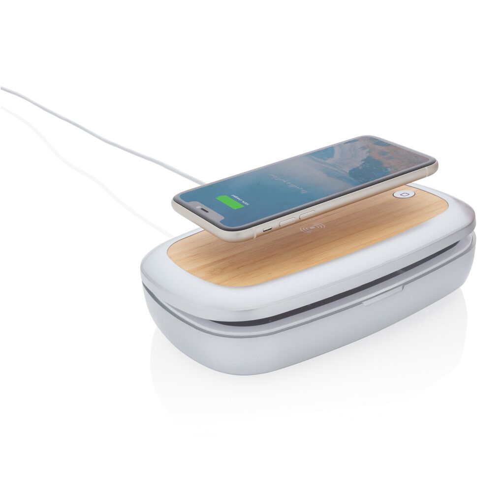 Rena UV-C Sterilisations-Box mit 5W Wireless Charger - grau-371