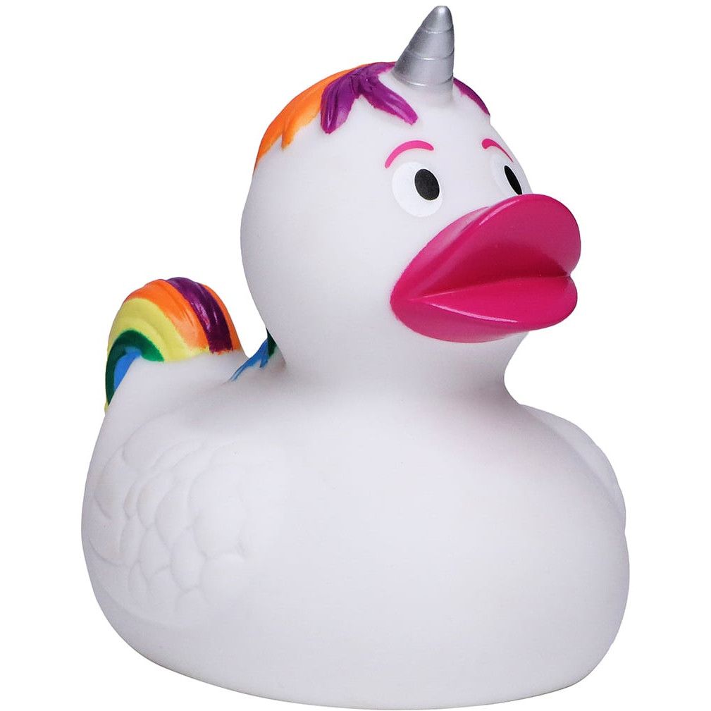 Quietsche-Ente Einhorn - bunt-883