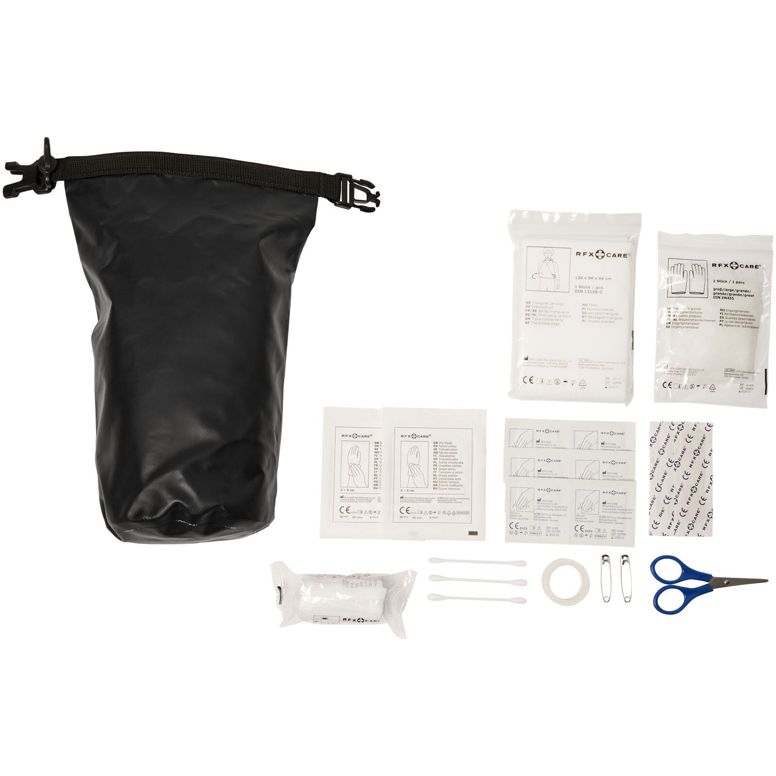 Alexander 30-teiliges Erste-Hilfe-Set mit wasserfester Tasche - schwarz-517
