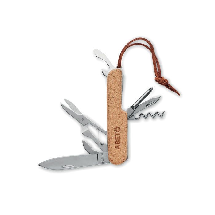 Multifunktionstaschenmesser Kor MULTIKORK - beige-945