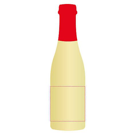 Veredelungsposition Flasche Vorderseite