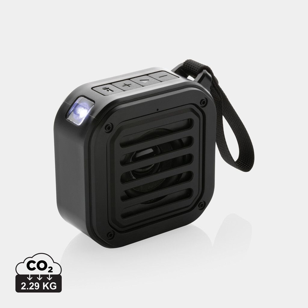 3W kabelloser Sunwave Solar-Lautsprecher aus RCS Kunststoff - schwarz-626
