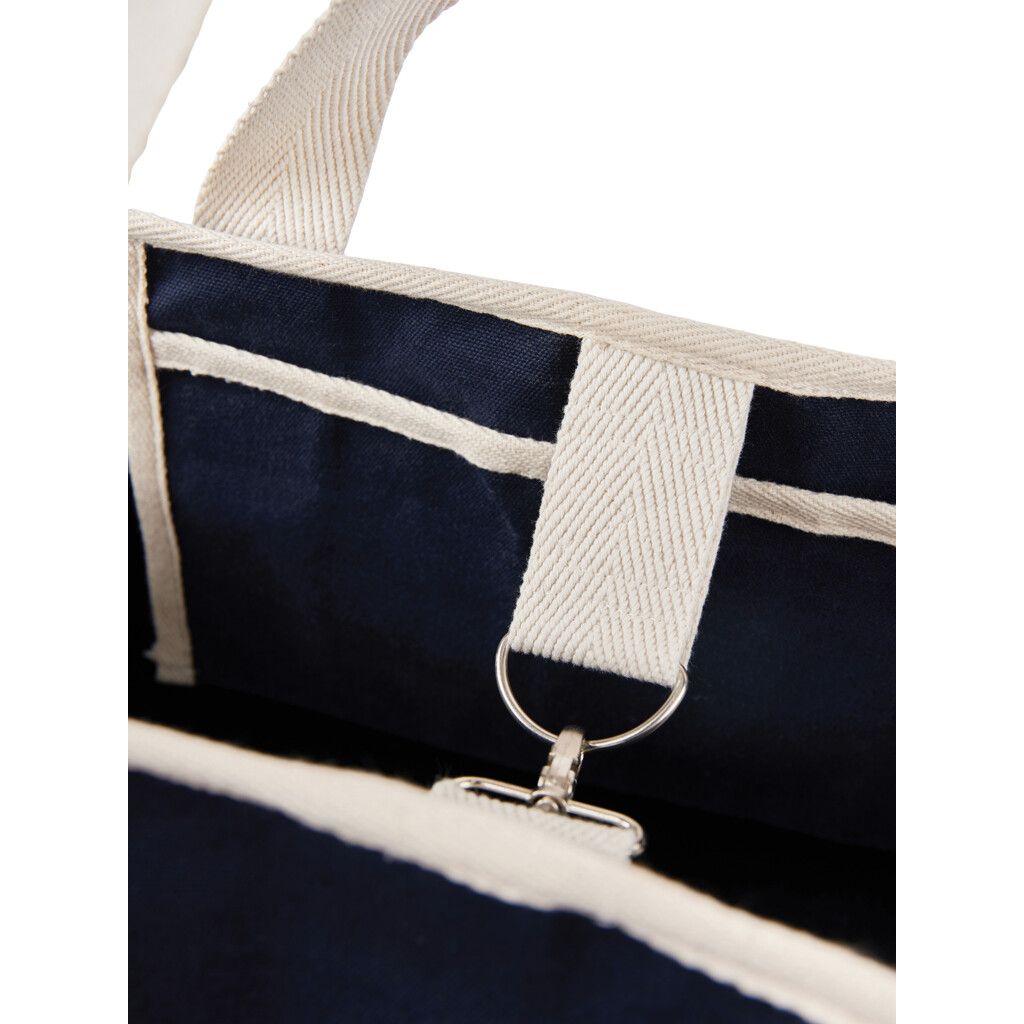 VINGA Volonne AWARE™ Strandtasche aus recyceltem Canvas - blau-680